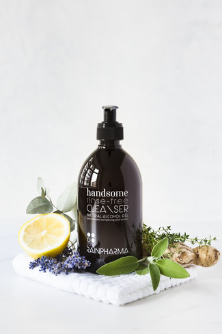 RainPharma Handsome Rinse-Free Cleanser (Natural Alcohol Gel) 500ml