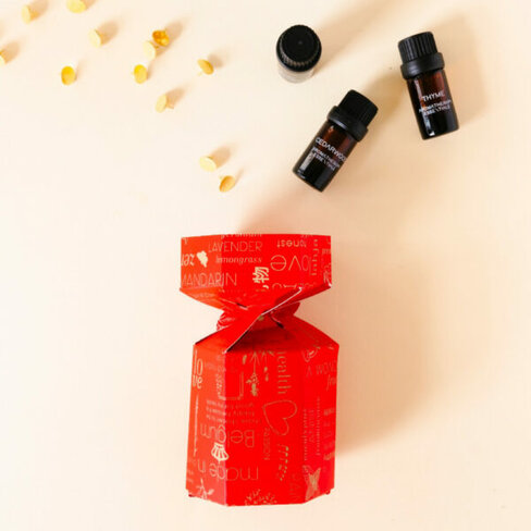 A RainPharma Holiday Wrapper Aromatherapy