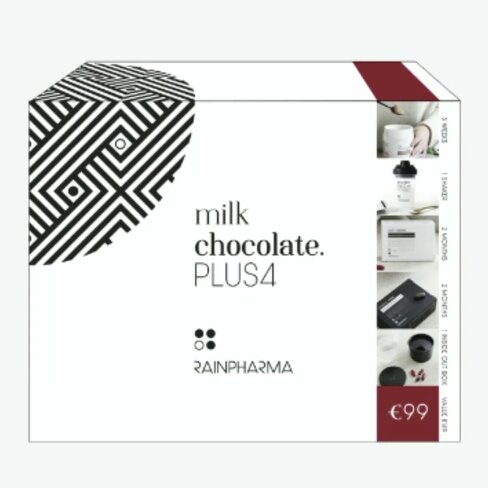 RainPharma Milk Chocolate Shake Promobox